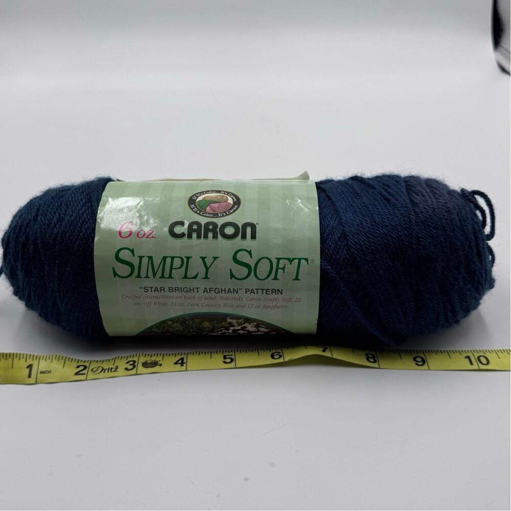 Caron Simply Soft 1 Skein Dark Country Blue 9711
